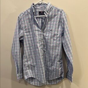 Vineyard Vines Classic Fit Tucker Shirt Plaid Casual Button Down Shirt. Size M.